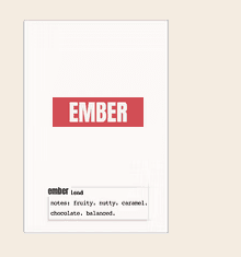 12oz Coffee Bag – Ember House Blend